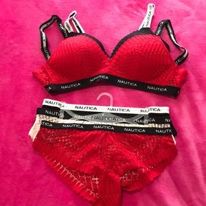 Nautica cute panty bra set